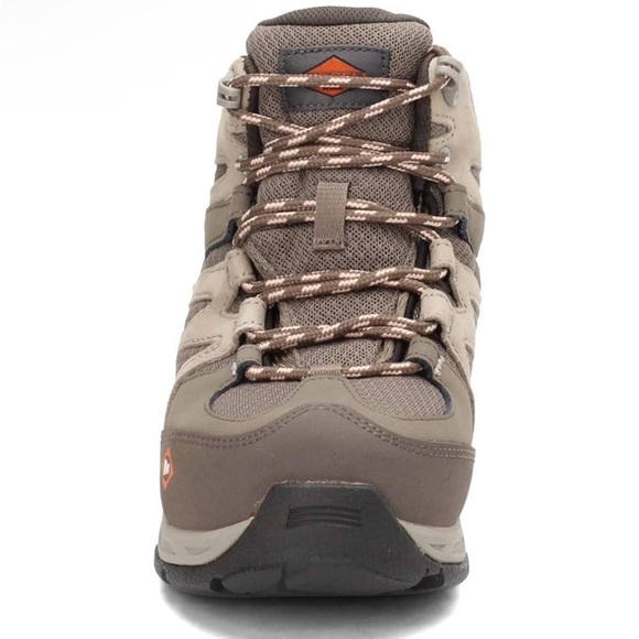Merrell Women's Siren Mid Waterproof Alloy Toe Work Boots at-Brindle/Boulder 8 - Picture 2 of 9